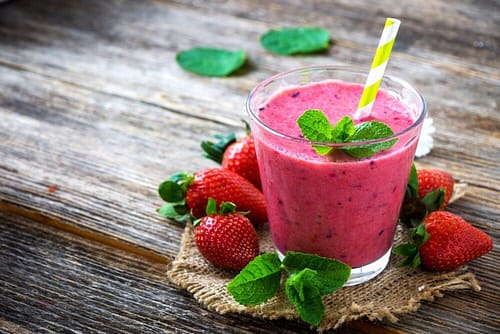 Lion’s berry smoothie